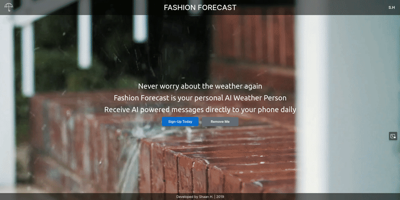 Fashion Forecast Splash